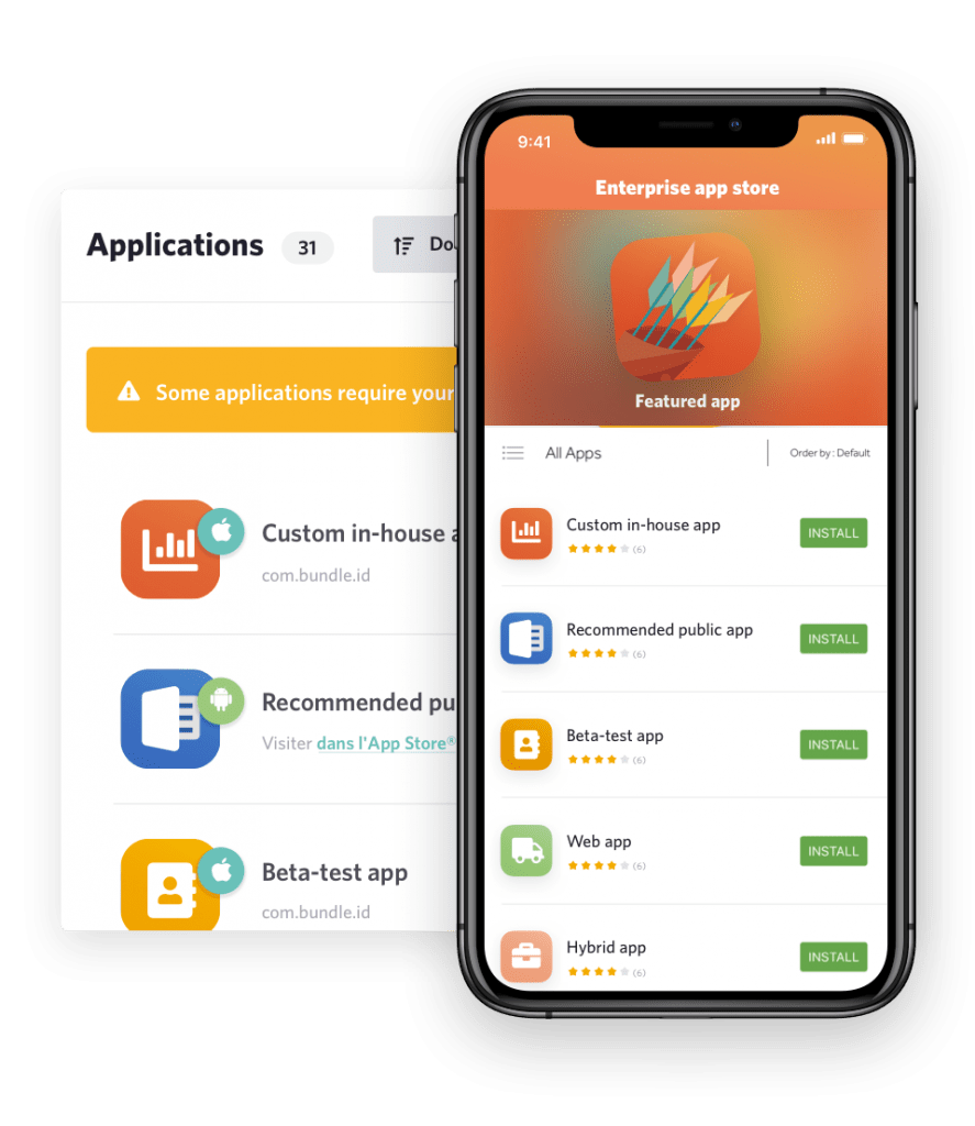 app store d'entreprise