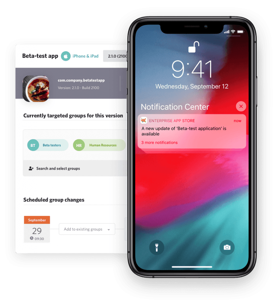 Solution de distribution d'applications mobiles