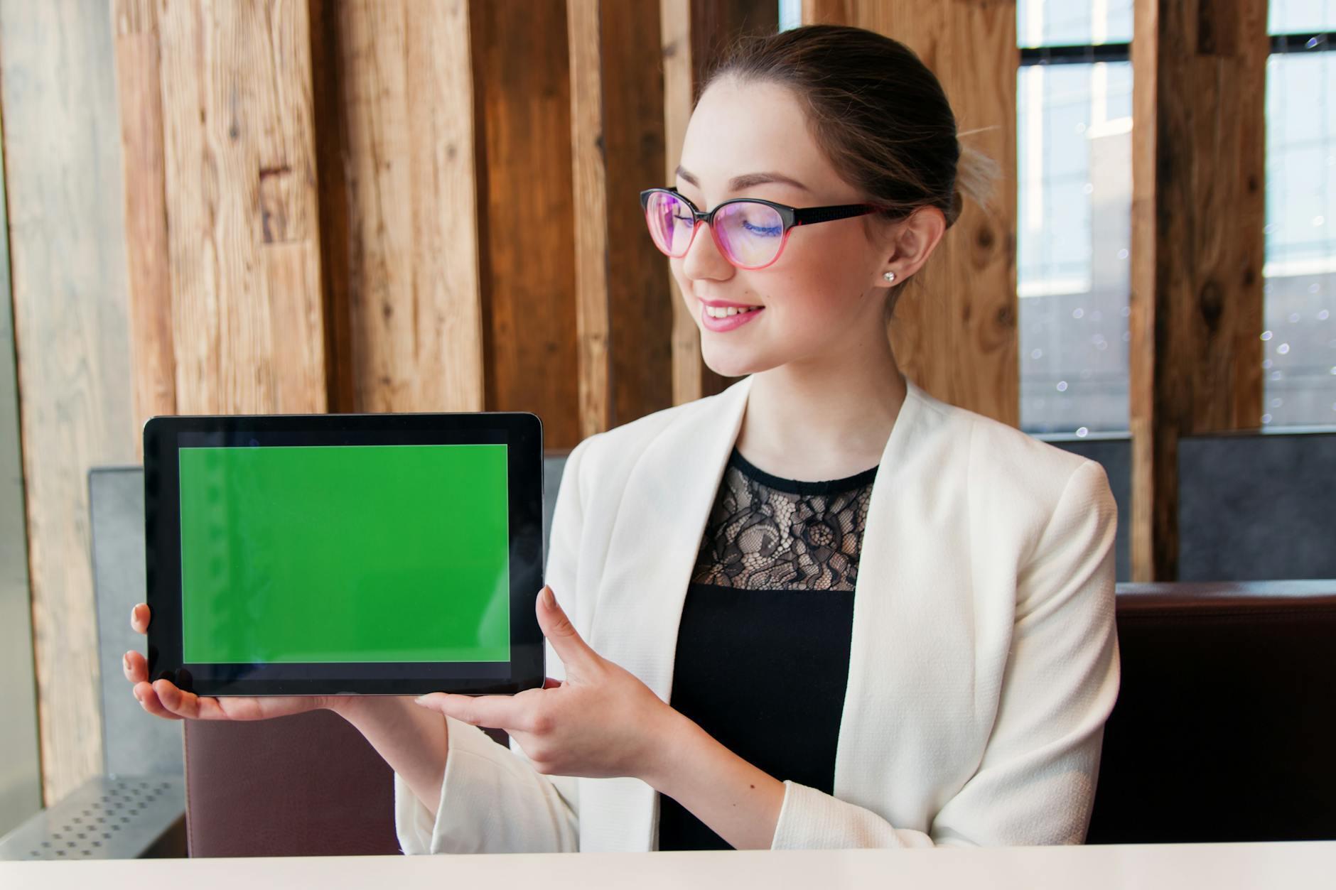 Tablet locked in kiosk mode displaying a single business application (Photo by Anastasiya Gepp on Pexels)