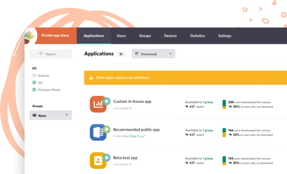 app store d'entreprise