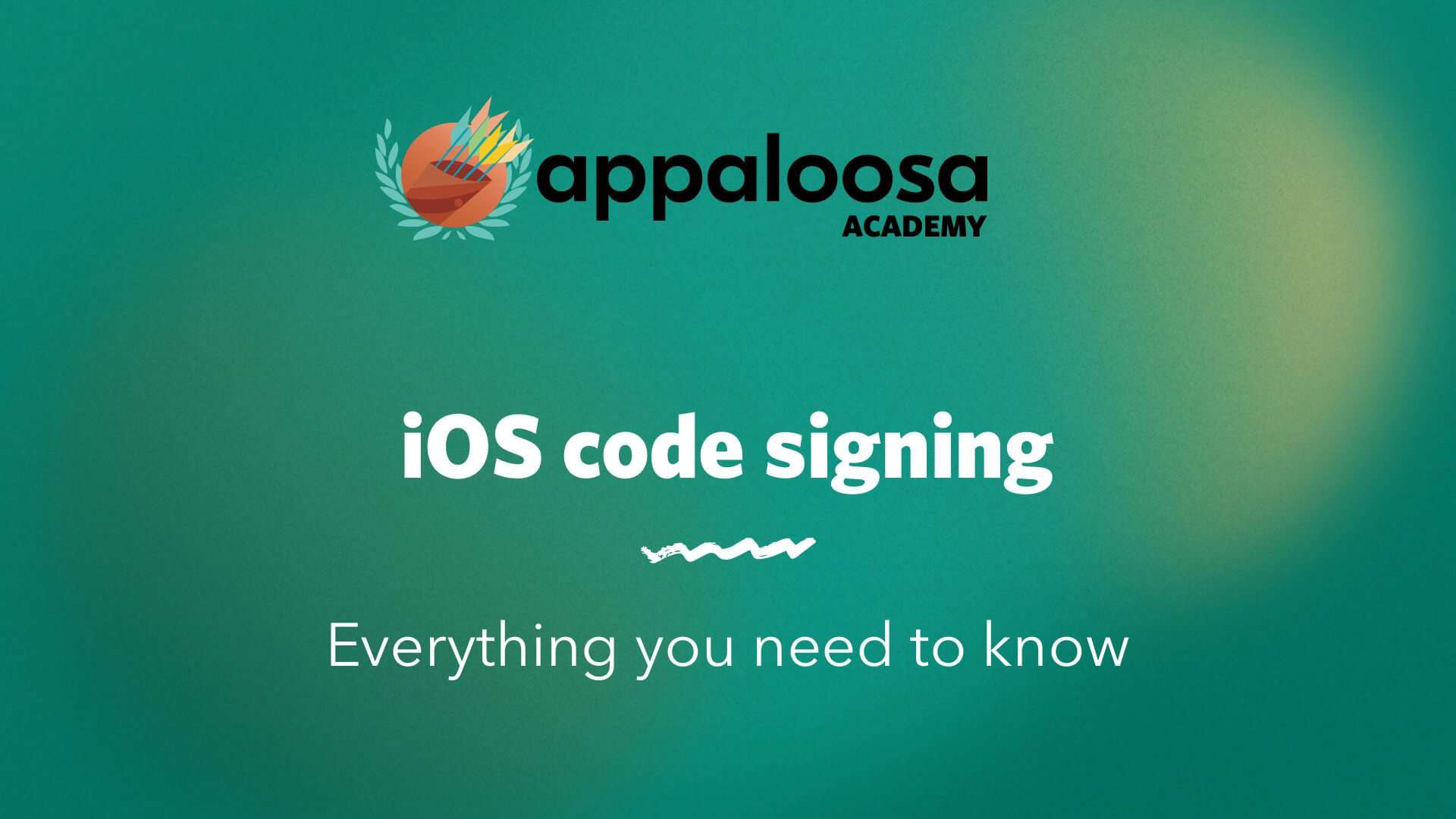 iOS code signing